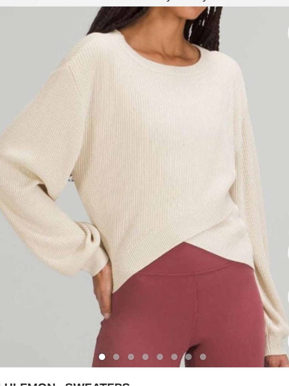 Lululemon Reversible Crossover Sweater 4